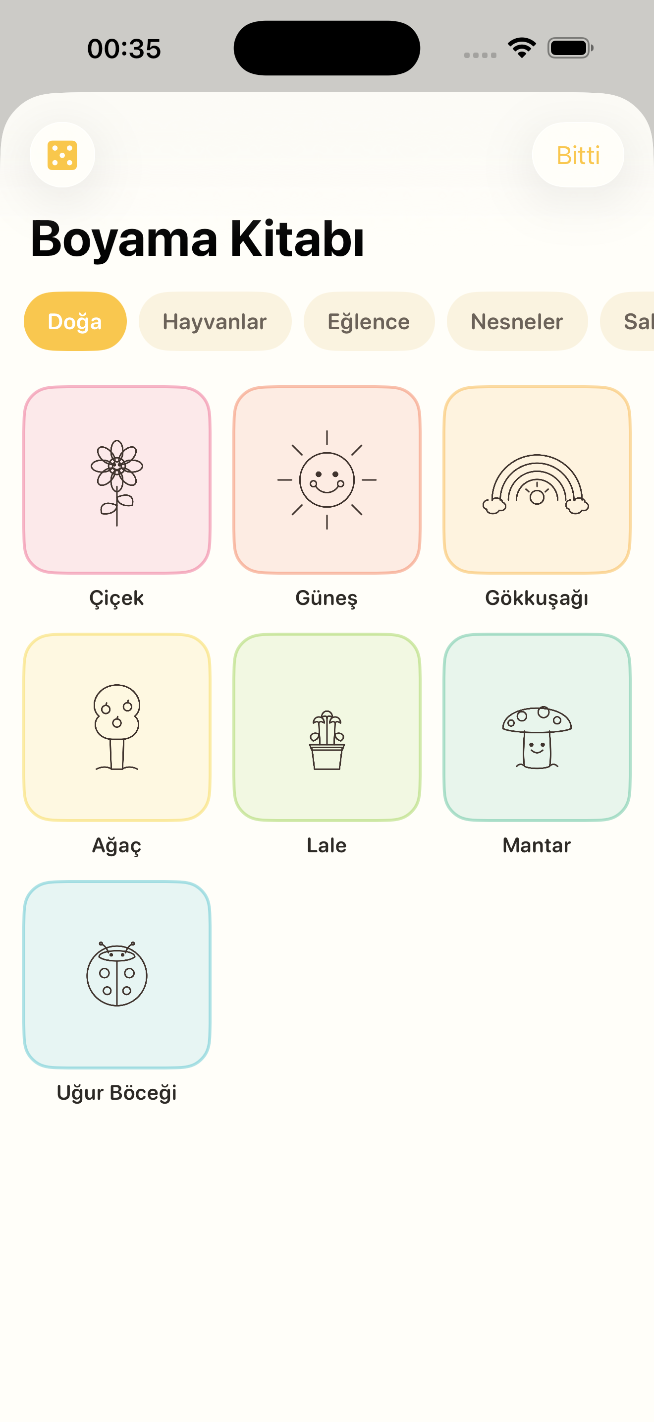 Coloring book templates