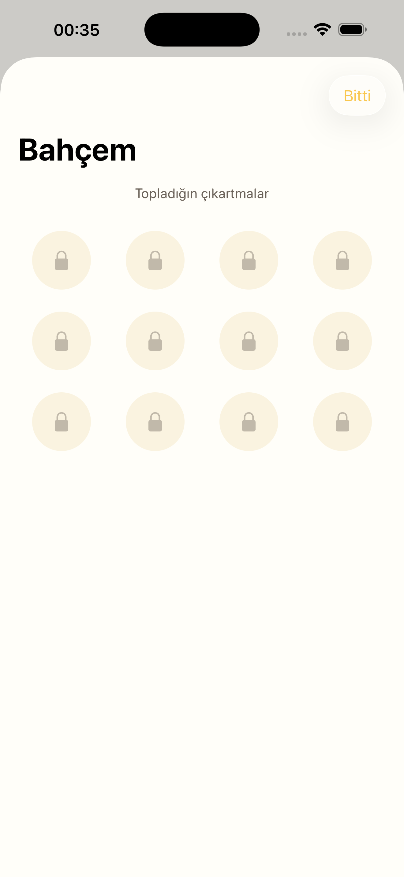 Sticker reward garden